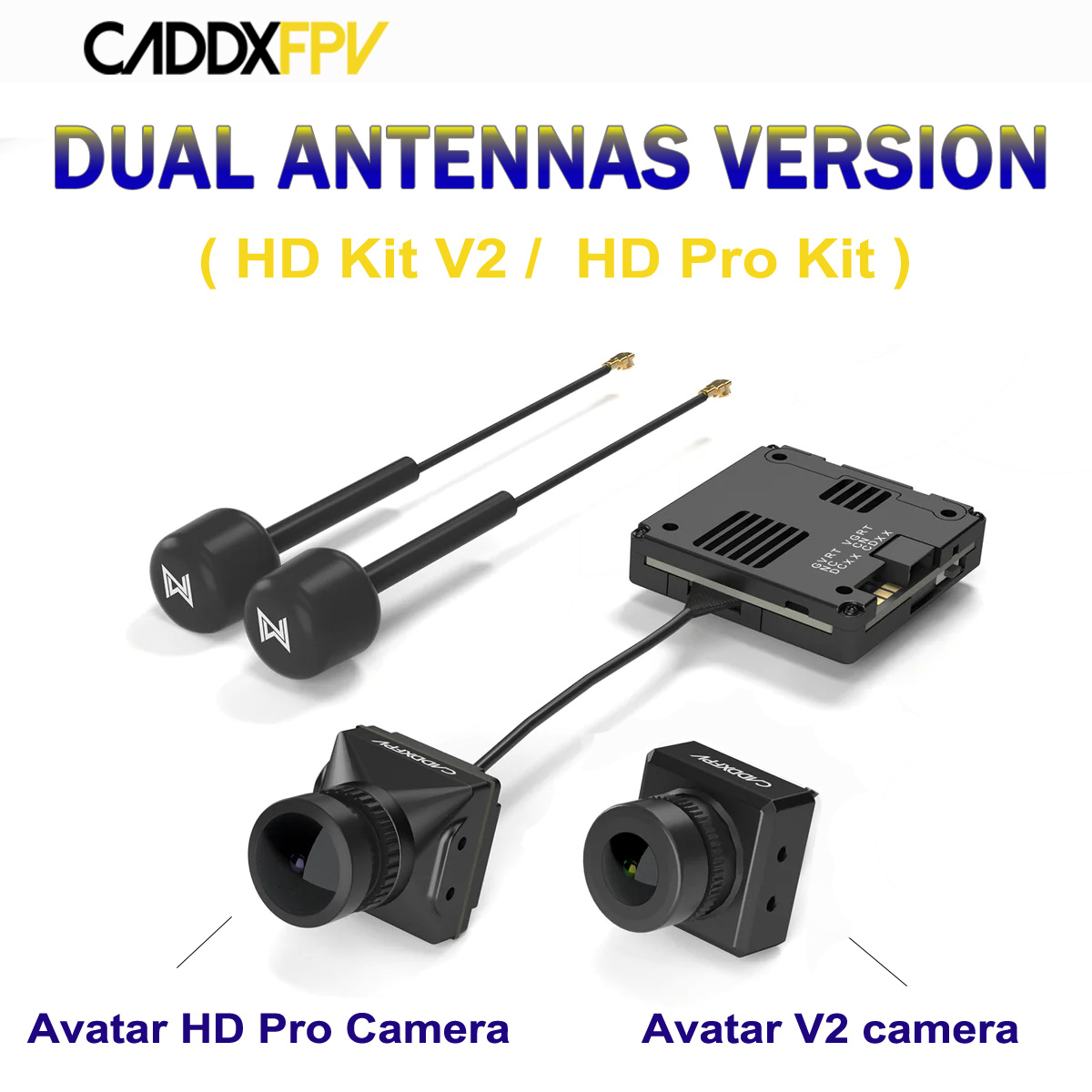 Drone Kit Fpv - Caddx Walksnail Avatar Dual Antennas Version