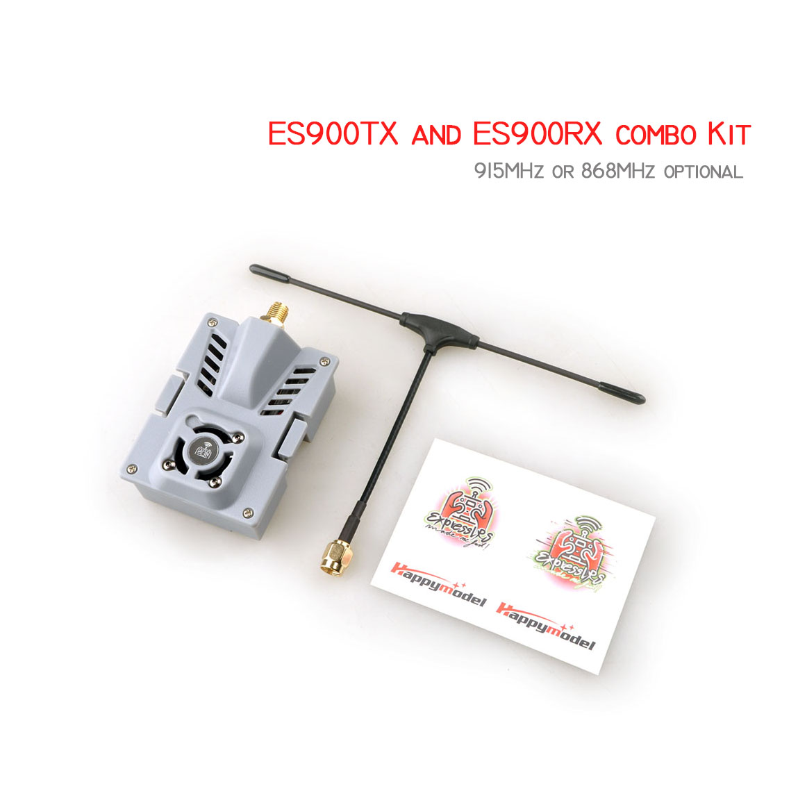 Drone Kit Racing - Happymodel RC ELRS Micro ES900RX（Receiver）ES900TX（Module）Combo Kit