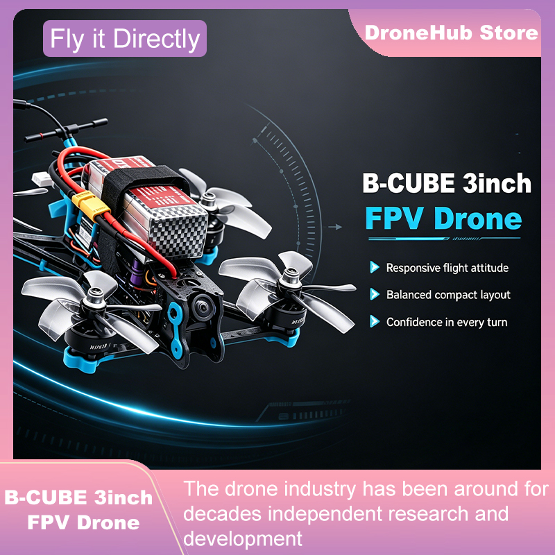 B-CUBE 3inch FPV Drone Frame K - đánh giá và giá Drone Kit Octocopter