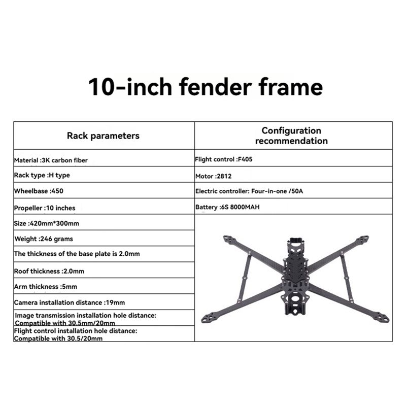 ABKN-Super Long Range FPV Cros - đánh giá và giá Drone Kit Racing