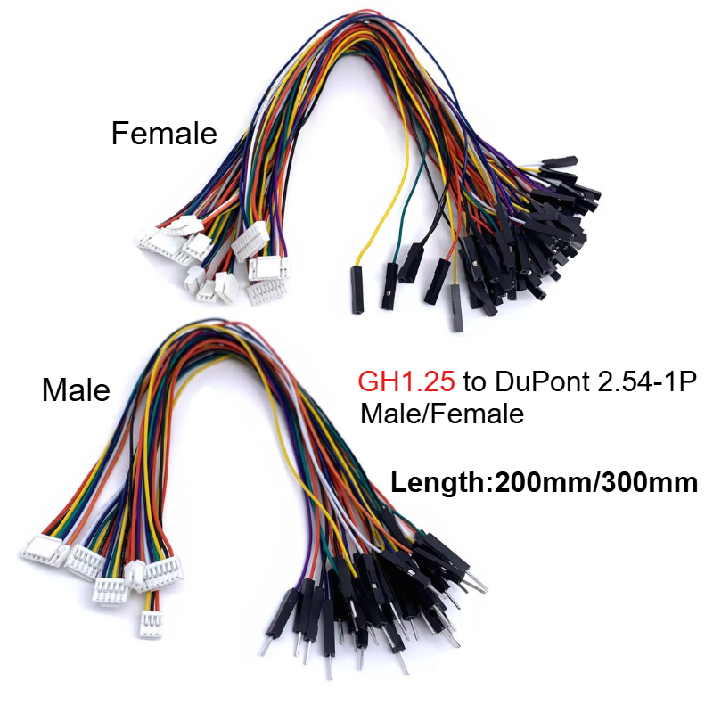 5PCS GH1.25 2P-6Pin to Dupont  - đánh giá và giá Drone Kit Hexacopter