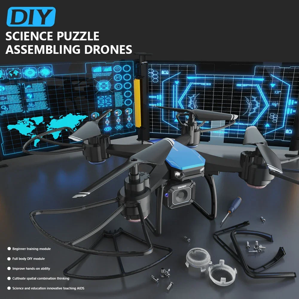 JJRC H108 DIY Teaching Assembl - đánh giá và giá Drone Kit With Camera