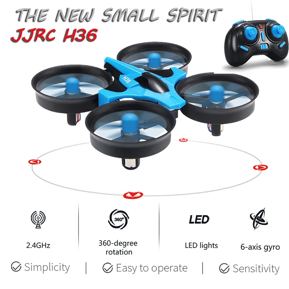 JJRC H36 Mini Drone 4ch 6-Axis - đánh giá và giá Drone Kit Tricopter
