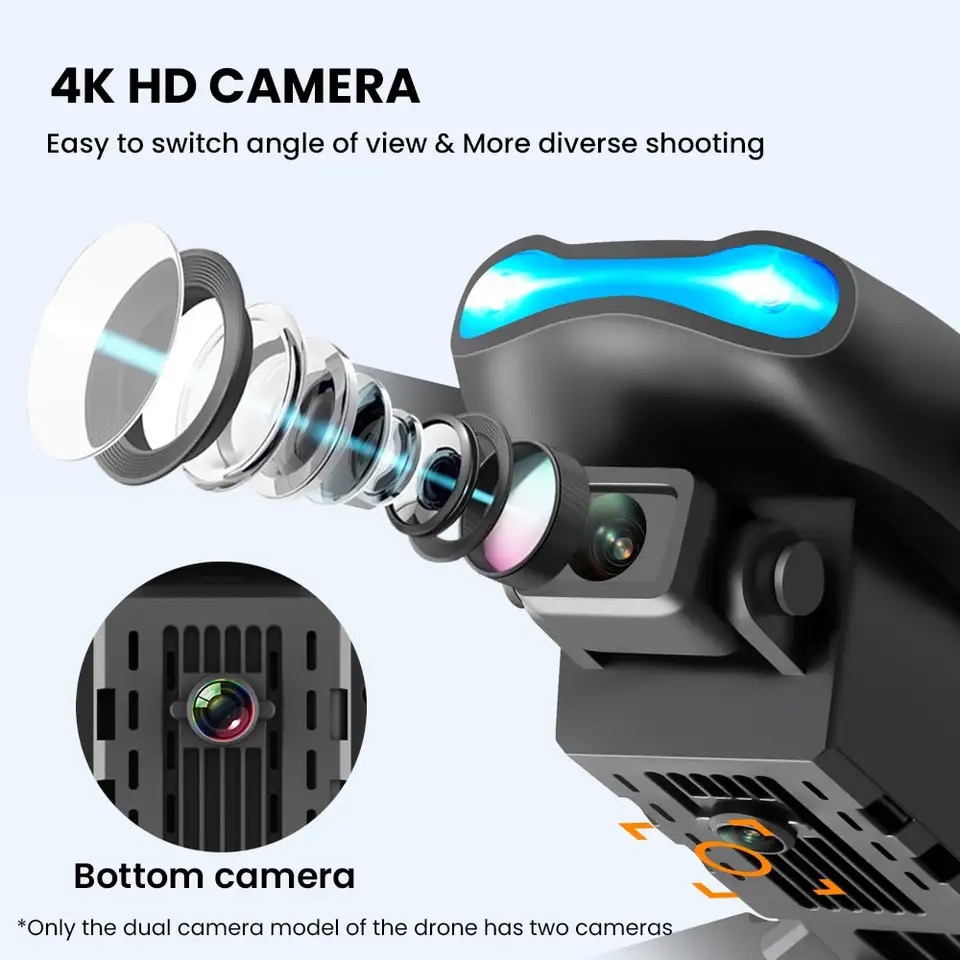 New Mini drone E99 4K WIFI HD  - đánh giá và giá Drone Kit Tricopter