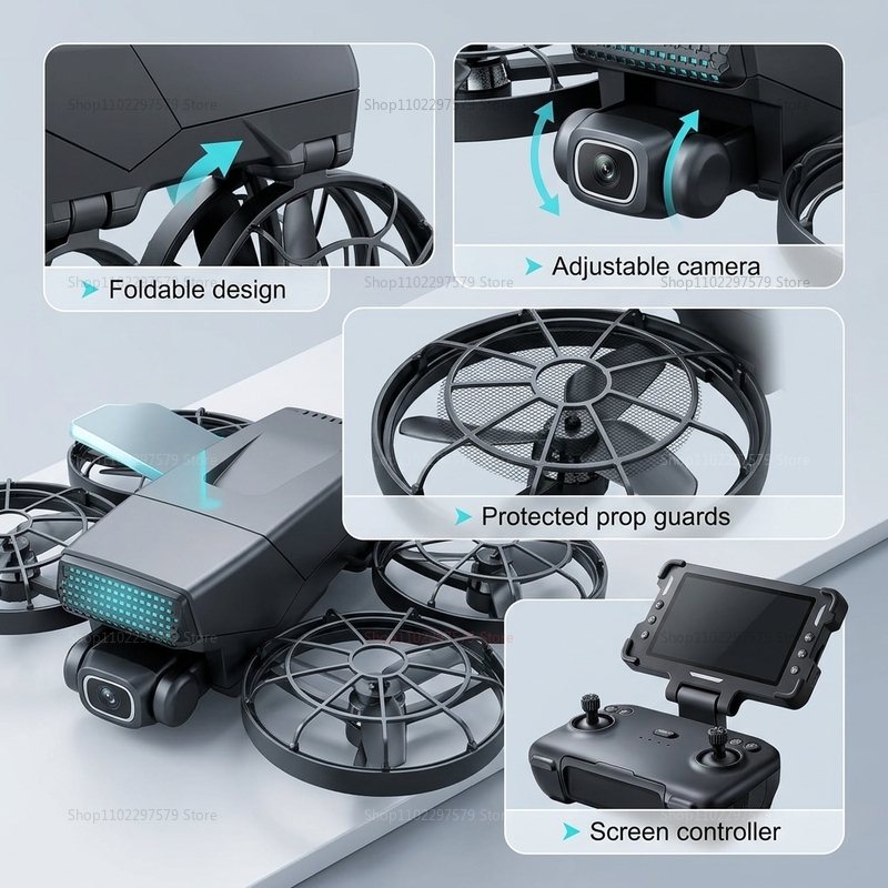 New Drones M8 GPS 8K Professio - đánh giá và giá Drone Kit With Camera