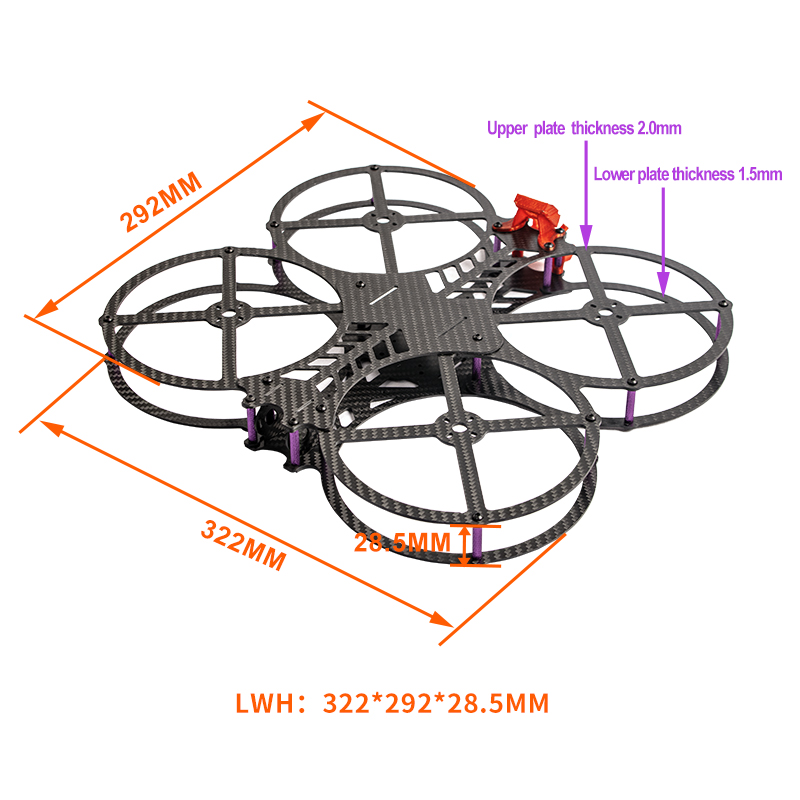 NEW 5 inch AOS Cine O5 EVO V1. - đánh giá và giá Drone Kit Racing